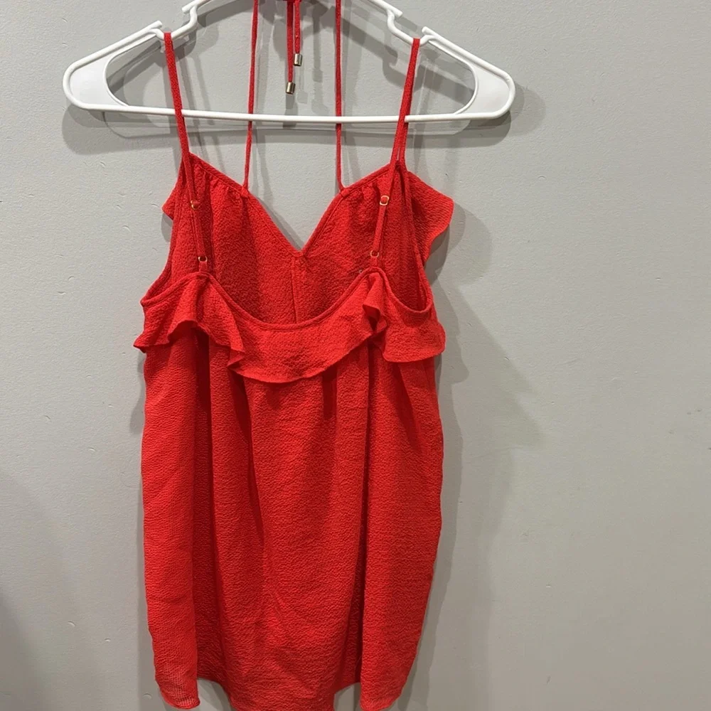 Red Halter Tank - Picture 3 of 4